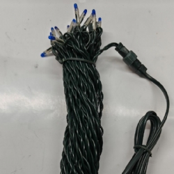 Luci Natale Catena 37 Lampadine Subminiature 6 5V  Blu per Uso Interno Allungabile