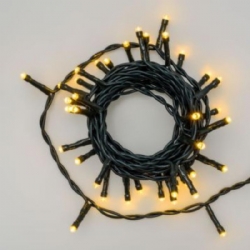 Luci Natale Catena 40 LED Luce Bianco Caldo per Interno