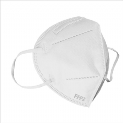 Mascherina Barbeador Max 02B Protettiva Monouso FFP2 Bianca Confezione 10 Pezzi 