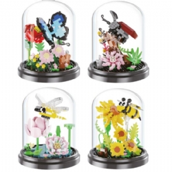 Mini Teca Lebez Brick Garden Costruzioni Fiori e Insetti 