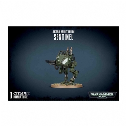 Miniatura Warhammer Astra Militarum Sentinel Esploratore Corazzato bande da guerra Guardia Imperiale Games Workshop