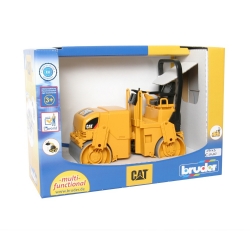 Modellino CAT Rullo Compressore Giallo - Bruder 2433