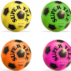Mondo Pallone SuperTele Fluo Leggero da Calcio in PVC Diametro 23 cm