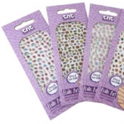 Nails Art Tnt Decorazioni per Unghie 4 Fantasie Assortite