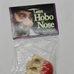 Naso Gomma Mostro Halloween Rosso Giallo per Travestimenti Horror Orrore