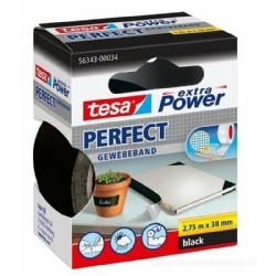Nastro Telato Tesa Extra Power Perfect 38 mm x 275 mm Colore Nero