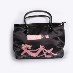 Maxi borsa Pantera Rosa - Nera