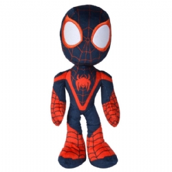 Peluche Spiderman Miles Morales Marvel Simba Occhi  si Illuminano al Buio 25 cm