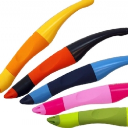 Penna Roller Sferografica  Stabilo S Move Easy per Destri e Mancini Fusto Colorato Impugnatura Antiscivolo Sagomata in Dotazione 3 Ricariche