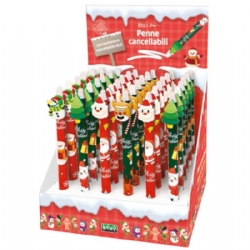 Penna Sfera a Scatto Cancellabile con Top Lebez Natalizia