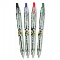 Penna Sfera a Scatto Pilot Ecoball Punta Media Colore Assortito