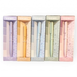 Penna a Sfera Dreamer NIJI Colori Pastello Viola Crema Celeste Verde Rosa