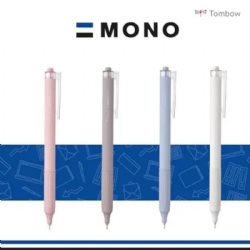 Penna a Sfera Tombow MONO Graph Lite Smokey Punta ad Ago 05mm Colore Pastello Rosa Bianco Marrone Azzurro