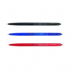 Penna biro a scatto - Pilot SuperGrip - Rosso Blu Nero - Fine Medium