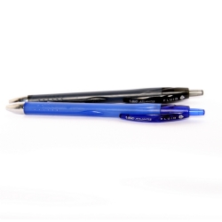 Bic Atlantis Fluid - Penna a sfera - Scrittura fluida - Blu Nero