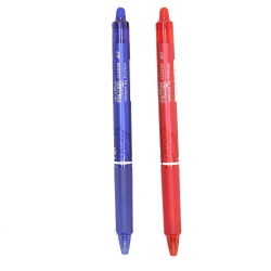 Frixion Pilot - penna gel cancellabile clip Blu Rossa con gomma