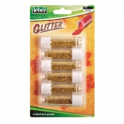 Porporina Blister 6 tubetti 3gr Oro Bianco Argento  Rosso 