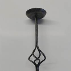 Portacandele Candeliere in Ferro Battuto Vintage