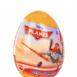 Portachiavi a Sorpresa Uovo DIsney Planes con Adesivo e Tatuaggio
