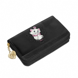 Portafoglio Nero Bambina - Disney - Min Gattina bianca Aristogatti