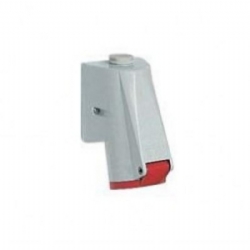 Presa Fissa Industriale da Parete Serie Pluso Ilme PE1664PP 4 Poli 16A 380V 6H IP44 Colore Rosso