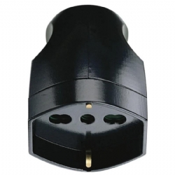Presa Volante Bpresa Vimar 225  2P T 16A  Universale P40 Nero