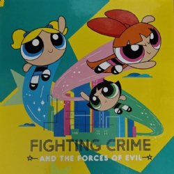 Raccoglitore A4 a 4 anelli  The PowerPuff Girls  Fantasia Personaggi Sfondo Giallo