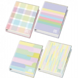 Raccoglitore A4 anelli Blasetti One Color Pastel Plus 