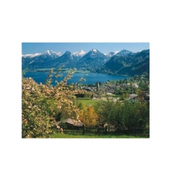 Ravensburger 158577 - Puzzle 1000 pezzi - Vista al lago - Austria