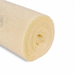 Rotolo Carta Crespa 180 gr 17A1 Cream By Tiffanie Turner Cartotecnica Rossi Fioristi Superior Crespata Tinta Unita