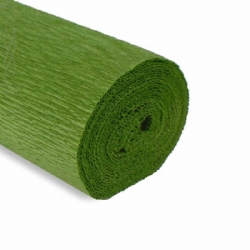 Rotolo Carta Crespa 180 gr 17A8 Olive Green By Tiffanie Turner Cartotecnica Rossi Fioristi Superior Crespata Tinta Unita