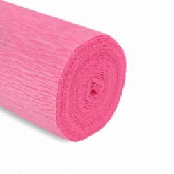 Rotolo Carta Crespa 180 gr 554 Rosa Baby Cartotecnica Rossi Fioristi Superior Crespata Tinta Unita