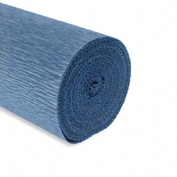 Rotolo Carta Crespa 180 gr 560 Colore Ottanio Cartotecnica Rossi Fioristi Superior Crespata Tinta Unita