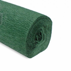 Rotolo Carta Crespa 180 gr 561 Verde Foresta Cartotecnica Rossi Fioristi Superior Crespata Tinta Unita