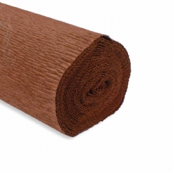 Rotolo Carta Crespa 180 gr 568 Marrone Testa di Moro Cartotecnica Rossi Fioristi Superior Crespata Tinta Unita