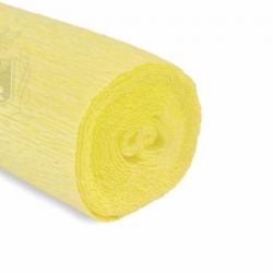 Rotolo Carta Crespa 180 gr 574 Giallo Canarino Cartotecnica Rossi Fioristi Superior Crespata Tinta Unita