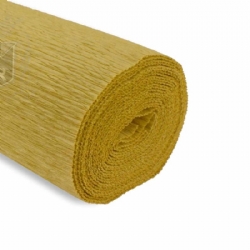 Rotolo Carta Crespa 180 gr 579 Giallo Senape Cartotecnica Rossi Fioristi Superior Crespata Tinta Unita