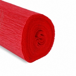 Rotolo Carta Crespa 180 gr 580 Colore Rosso Arancio Cartotecnica Rossi Fioristi Superior Crespata Tinta Unita