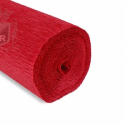 Rotolo Carta Crespa 180 gr 589 Colore Rosso Scarlatto Cartotecnica Rossi Fioristi Superior Crespata Tinta Unita
