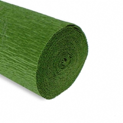 Rotolo Carta Crespa 180 gr 591 Colore Verde Foglia Cartotecnica Rossi Fioristi Superior Crespata Tinta Unita