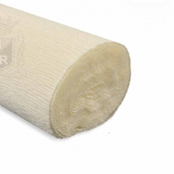 Rotolo Carta Crespa 180 gr 603 Panna Cartotecnica Rossi Fioristi Superior Crespata Tinta Unita