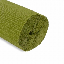 Rotolo Carta Crespa 180 gr 612 Verde Terra Antica By Andrea Merendi Cartotecnica Rossi Fioristi Superior Crespata Tinta Unita