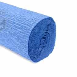Rotolo Carta Crespa 180 gr 615 Blu Porcellane Cinesi by Andrea Merendi Cartotecnica Rossi Fioristi Superior Crespata Tinta Unita