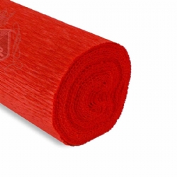 Rotolo Carta Crespa 180 gr 618 Colore Deep Orange Red By Tiffanie Turner Arancio Scuro Cartotecnica Rossi Fioristi Superior Crespata Tinta Unita