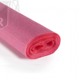 Rotolo Carta Crespa 60 gr 202  Rosa Fior di Pesco Cartotecnica Rossi Hobby Crespata Tinta Unita