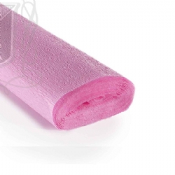 Rotolo Carta Crespa 60 gr 204  Rosa Baby Cartotecnica Rossi Hobby Crespata Tinta Unita