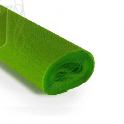 Rotolo Carta Crespa 60 gr 232 Verde Mela Cartotecnica Rossi Hobby Crespata Tinta Unita