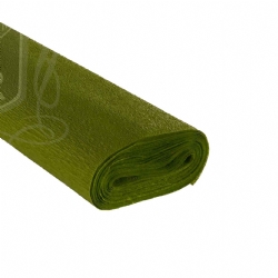 Rotolo Carta Crespa 60 gr 264 Verde Muschio Cartotecnica Rossi Hobby Crespata Tinta Unita