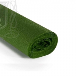 Rotolo Carta Crespa 60 gr 265 Verde Oliva Cartotecnica Rossi Hobby Crespata Tinta Unita