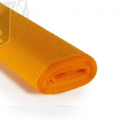 Rotolo Carta Crespa 60 gr 294 Arancio Base Cartotecnica Rossi Hobby Crespata Tinta Unita